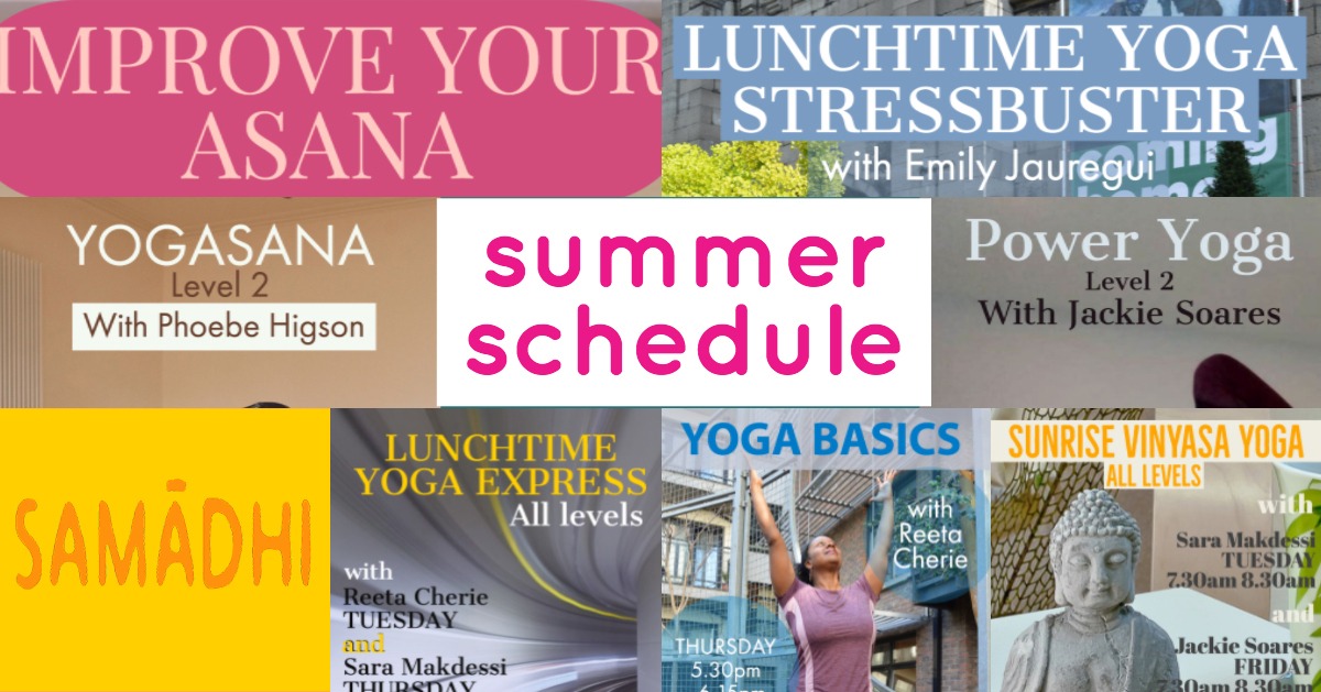 Read more about the article Summer Schedule Samadhi Yoga Dublin 2018